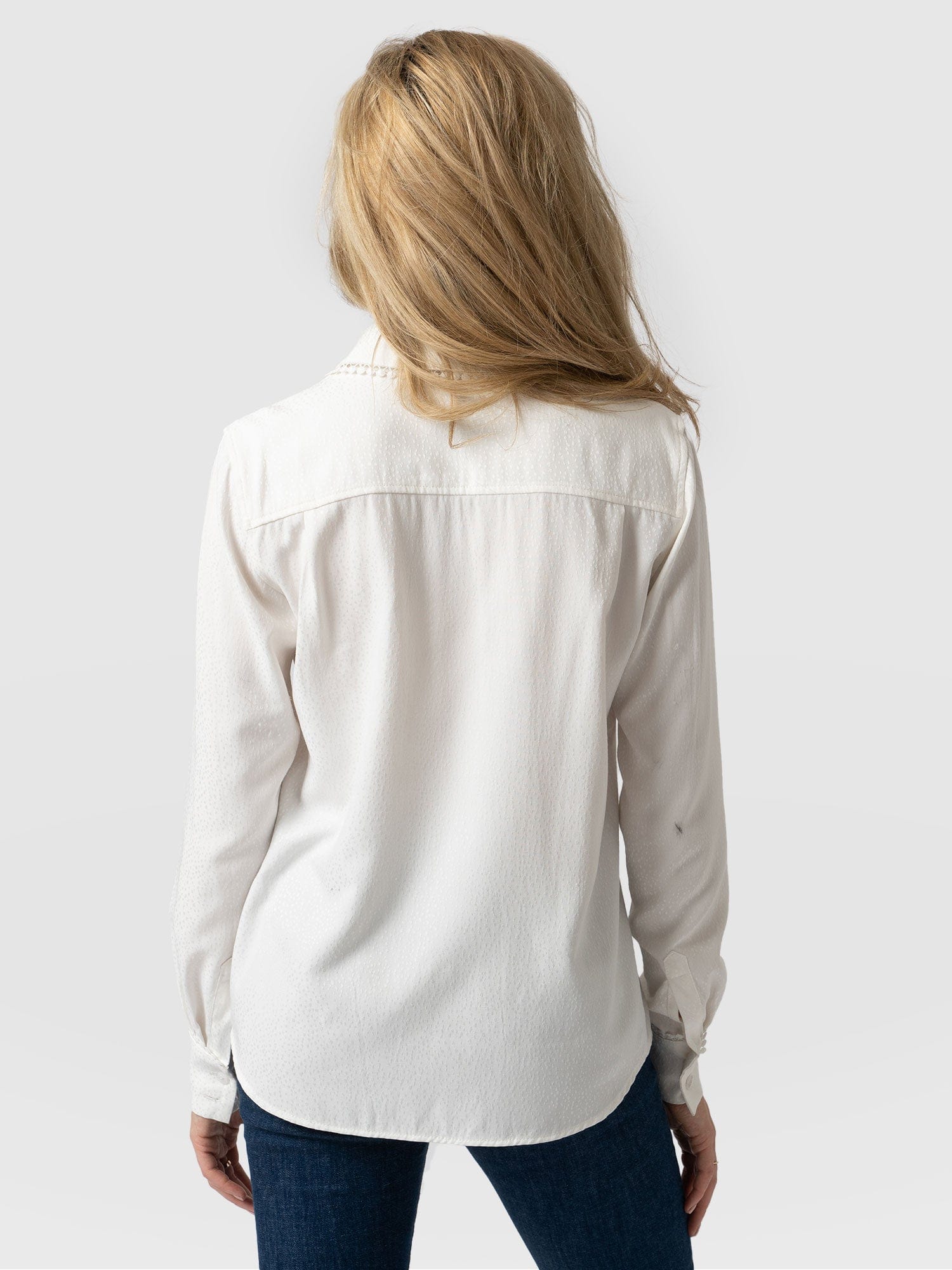 Annie Lace Blouse Cream - Women's Shirts | Saint + Sofia® UK